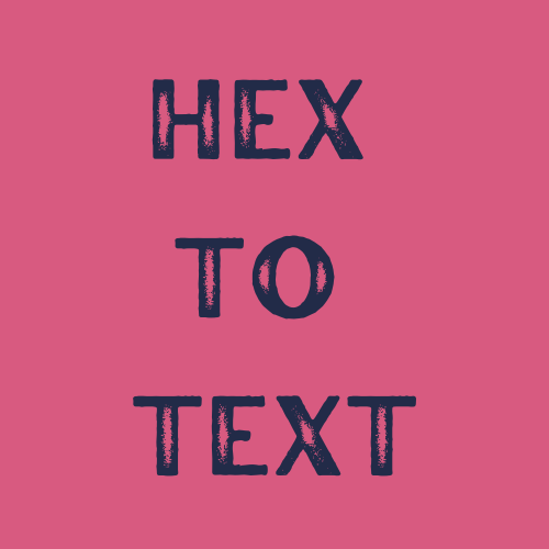 Hex to Text