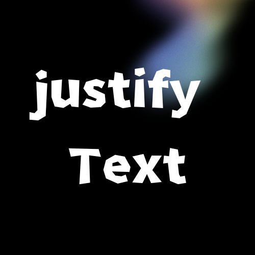 Justify Text