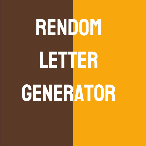 Random Letter Generator