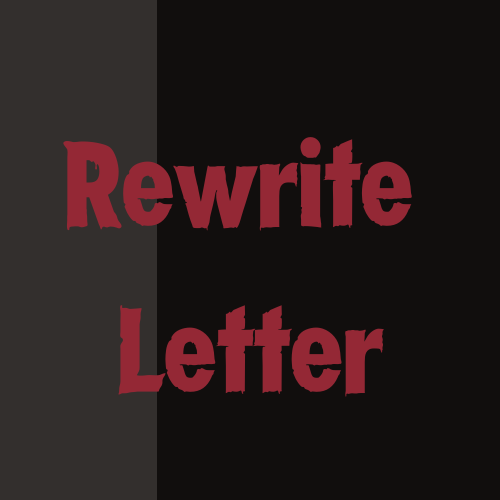 Rewrite Letter