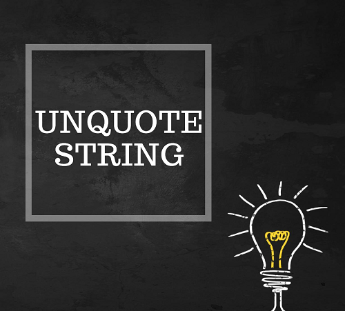 Unquote String